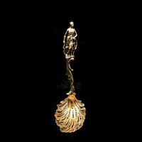 Victorian Silver Gilt Sugar Sifter Spoon 'diana The Huntress' Figure - Francis Higgins 1854 (23 of 23) Victorian Silver Gilt Sugar Sifter Spoon 'diana The Huntress' Figure - Francis Higgins 1854 (23 of 23)