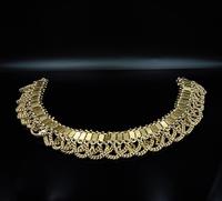 Vintage Aesthetic Gold on Sterling Silver Heavy Fancy Swag Collar Necklace (2 of 7) Vintage Aesthetic Gold on Sterling Silver Heavy Fancy Swag Collar Necklace (2 of 7)