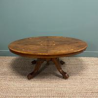 Spectacular Inlaid Walnut Antique Coffee Table (3 of 7) Spectacular Inlaid Walnut Antique Coffee Table (3 of 7)