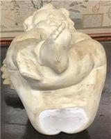 Large 1950's Vintage Chalk Winged Cherub (6 of 7) Large 1950's Vintage Chalk Winged Cherub (6 of 7)