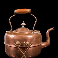 Antique Spirit Kettle, English, Copper, Brass, Teakettle, Stand, Victorian, 1900 (9 of 12) Antique Spirit Kettle, English, Copper, Brass, Teakettle, Stand, Victorian, 1900 (9 of 12)