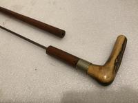 Gentleman’s Military Walking Stick Sword Stick With Horn Handle (14 of 19) Gentleman’s Military Walking Stick Sword Stick With Horn Handle (14 of 19)
