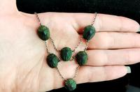 Art Deco Real Scarab Beetle Festoon Necklace (11 of 12) Art Deco Real Scarab Beetle Festoon Necklace (11 of 12)
