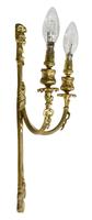 Set of 4 Gilt Metal Two-Branch Wall lights (6 of 6) Set of 4 Gilt Metal Two-Branch Wall lights (6 of 6)