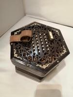 Good Early 20th Century Concertina Squeeze Box (10 of 11) Good Early 20th Century Concertina Squeeze Box (10 of 11)