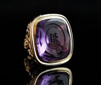 Antique Georgian gold seal fob, Amethyst (4 of 10) Antique Georgian gold seal fob, Amethyst (4 of 10)