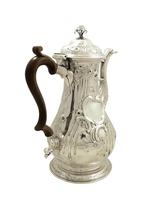 Antique Georgian Sterling Silver Coffee Pot 1759 (8 of 10) Antique Georgian Sterling Silver Coffee Pot 1759 (8 of 10)