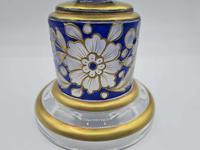 Antique Fritz Heckert Glass Vase with Cover, Large Trumpet Vase - Signed (5 of 8) Antique Fritz Heckert Glass Vase with Cover, Large Trumpet Vase - Signed (5 of 8)