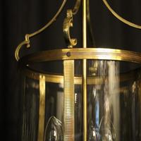 French Pair Convex Triple Light Antique Lanterns (4 of 9) French Pair Convex Triple Light Antique Lanterns (4 of 9)