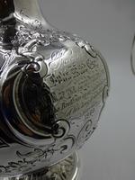 Fine Antique Victorian Silver Wine Jug. Birmingham 1859. (9 of 10) Fine Antique Victorian Silver Wine Jug. Birmingham 1859. (9 of 10)