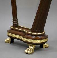 A mahogany & ormolu harp shaped fire screen (4 of 6) A mahogany & ormolu harp shaped fire screen (4 of 6)
