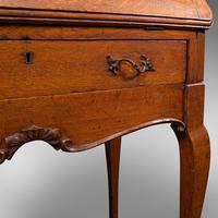 Small Antique Ladies Writing Desk, French, Oak, Bureau, Mirror, Victorian c.1900 (12 of 12) Small Antique Ladies Writing Desk, French, Oak, Bureau, Mirror, Victorian c.1900 (12 of 12)