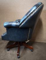 Directors Blue Leather Chesterfield Captains Office Chair (8 of 12) Directors Blue Leather Chesterfield Captains Office Chair (8 of 12)