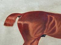 Victorian Oil Painting Chestnut Horse Portrait In Stable Signed Edwin Loder (23 of 42) Victorian Oil Painting Chestnut Horse Portrait In Stable Signed Edwin Loder (23 of 42)