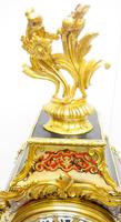 Rare Large Antique French Boulle Mantel Clock Ormolu Inlay 8 Day Mantle Clock (8 of 16) Rare Large Antique French Boulle Mantel Clock Ormolu Inlay 8 Day Mantle Clock (8 of 16)