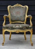 Beautiful Matched Pair of Fine Quality French Gilt Armchairs c.1900 (9 of 16) Beautiful Matched Pair of Fine Quality French Gilt Armchairs c.1900 (9 of 16)