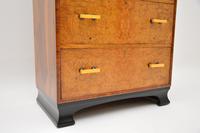 1930’s Art Deco Burr Elm & Walnut Chest of Drawers (10 of 11) 1930’s Art Deco Burr Elm & Walnut Chest of Drawers (10 of 11)