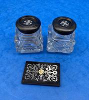 William IV Ebony Inlaid Inkstand (13 of 15) William IV Ebony Inlaid Inkstand (13 of 15)