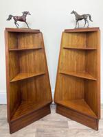 Pair of Mid Century G Plan E Gomme Pyramid Teak Open Corner Bookcases (2 of 38) Pair of Mid Century G Plan E Gomme Pyramid Teak Open Corner Bookcases (2 of 38)
