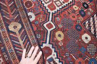 Antique Khamseh tribal rug 217x124cm (3 of 10) Antique Khamseh tribal rug 217x124cm (3 of 10)