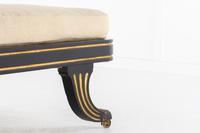 Early 19th Century Regency Ebonised and Gilt Chaise Longue (4 of 5) Early 19th Century Regency Ebonised and Gilt Chaise Longue (4 of 5)