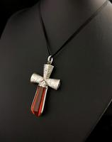 Victorian Scottish Silver & Amber Cross Pendant (5 of 11) Victorian Scottish Silver & Amber Cross Pendant (5 of 11)