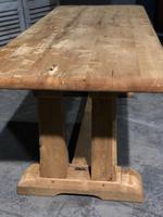 French Bleached Oak Trestle Farmhouse Dining Table (5 of 18) French Bleached Oak Trestle Farmhouse Dining Table (5 of 18)