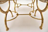 Pair of 1970’s Vintage Brass Stools (5 of 9) Pair of 1970’s Vintage Brass Stools (5 of 9)