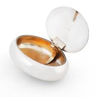 Pebble Shaped Edwardian Plain Silver Tobacco Box (5 of 6) Pebble Shaped Edwardian Plain Silver Tobacco Box (5 of 6)