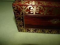 QUALITY Inlaid Regency Rosewood Jewellery Box + Tray. c1830 (6 of 15) QUALITY Inlaid Regency Rosewood Jewellery Box + Tray. c1830 (6 of 15)