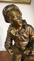 Bronze Sculpture of Pierrot. Au Clare De La Lune. c.1890 (6 of 10) Bronze Sculpture of Pierrot. Au Clare De La Lune. c.1890 (6 of 10)
