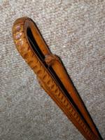 Vintage Hand Carved Handled Umbrella With Burgundy Canopy & Tassel (8 of 13) Vintage Hand Carved Handled Umbrella With Burgundy Canopy & Tassel (8 of 13)