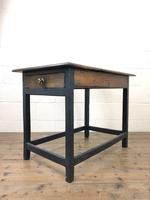 Antique Oak Side Table with Drawer (11 of 11) Antique Oak Side Table with Drawer (11 of 11)