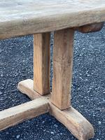 Large French Rustic Bleached Oak Farmhouse Dining Table (11 of 36) Large French Rustic Bleached Oak Farmhouse Dining Table (11 of 36)