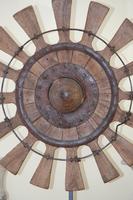 Teak & Wrought Iron fan sculpture (4 of 7) Teak & Wrought Iron fan sculpture (4 of 7)