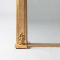 Large English Victorian Gilt Square Overmantle Mirror (3 of 6) Large English Victorian Gilt Square Overmantle Mirror (3 of 6)