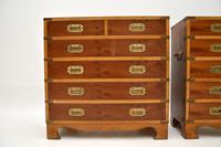 Pair of Yew Wood Military Campaign Style Chests (4 of 14) Pair of Yew Wood Military Campaign Style Chests (4 of 14)