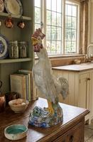 20th Century Majolica Rooster