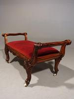 Very Stylish Mid 19th Century Rosewood Stool (6 of 8) Very Stylish Mid 19th Century Rosewood Stool (6 of 8)