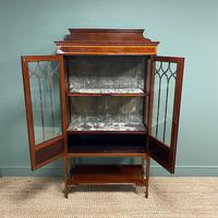 Superb Quality Victorian Inlaid Mahogany Antique Display Cabinet (7 of 7) Superb Quality Victorian Inlaid Mahogany Antique Display Cabinet (7 of 7)