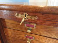 Edwardian Oak Tambour Front Filing Cabinet (4 of 8) Edwardian Oak Tambour Front Filing Cabinet (4 of 8)