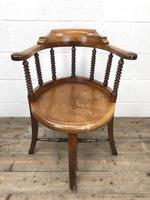 Antique Captain Style Elm Armchair (2 of 12) Antique Captain Style Elm Armchair (2 of 12)