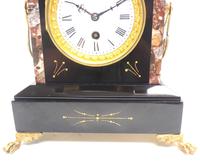 Fine French Slate & Marble Mantel Clock Classic 8 Day Striking Mantle Clock (10 of 11) Fine French Slate & Marble Mantel Clock Classic 8 Day Striking Mantle Clock (10 of 11)