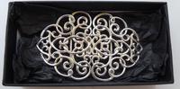 Edwardian Chester 1901 Hallmarked Solid Silver Nurses Belt Buckle Rare (3 of 6) Edwardian Chester 1901 Hallmarked Solid Silver Nurses Belt Buckle Rare (3 of 6)
