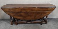 Large Oak Drop Leaf Table, Gate Leg Table, Dining Table - Seats Eight Persons (5 of 9) Large Oak Drop Leaf Table, Gate Leg Table, Dining Table - Seats Eight Persons (5 of 9)