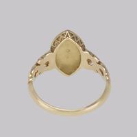 Antique Turquoise & Pearl Ring 18ct Gold Victorian Navette Shaped Ring circa 1890 (3 of 16) Antique Turquoise & Pearl Ring 18ct Gold Victorian Navette Shaped Ring circa 1890 (3 of 16)