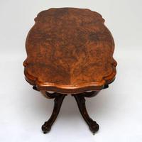 Antique Victorian Burr Walnut Centre Table (4 of 11) Antique Victorian Burr Walnut Centre Table (4 of 11)