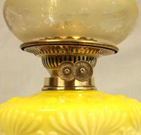 Antique Victorian Yellow Glass Oil Lamp (4 of 12) Antique Victorian Yellow Glass Oil Lamp (4 of 12)