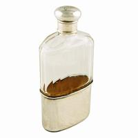 Edwardian Silver Top Hip Flask (2 of 8) Edwardian Silver Top Hip Flask (2 of 8)