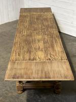 Nice Large Bleached Oak Farmhouse Dining Table With Extensions (33 of 35) Nice Large Bleached Oak Farmhouse Dining Table With Extensions (33 of 35)